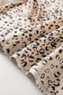 All Over Leopard Print Corduroy Knot Side Western Vest