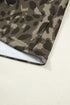 All Over Leopard Print Western Crew Neck Short Sets