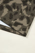 All Over Leopard Print Western Crew Neck Short Sets