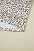 All Over Leopard Print Western Round Neck Tee