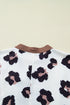 All Over Leopard Print Western V Neck Shift Mini Dress