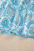 All Over Paisley Print Puff Sleeve Bohemian Shirt