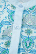 All Over Paisley Print Puff Sleeve Bohemian Shirt