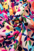 All Over Print Puff Sleeve Mini Floral Dress