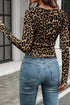 All Over Print Slim Long Sleeve Top