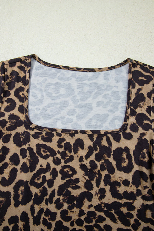 All Over Print Slim Long Sleeve Top