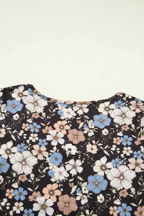 All Over Print Slim Long Sleeve Top