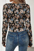 All Over Print Slim Long Sleeve Top