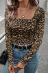 All Over Print Slim Long Sleeve Top