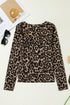 All Over Print Slim Long Sleeve Top