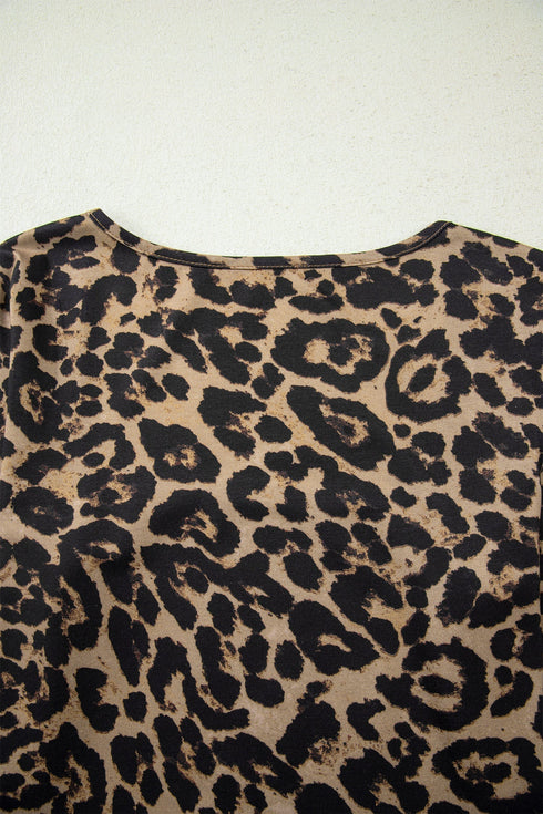 All Over Print Slim Long Sleeve Top