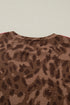 All Over Print Western Patchwork Leopard Striped Short Set