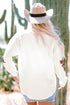 All Over Sequined Animal Print Textured Shirt Jacket