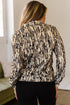Allover Camo Zipper Collar Front Pocket Pullover Sweatshirt