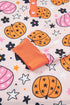 Allover Pumpkin Print Long Sleeve Coordinated Lounge Set