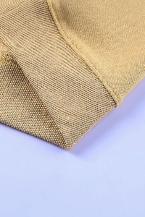 Amen Leopard Letter Print Oversized Pullover Sweatshirt