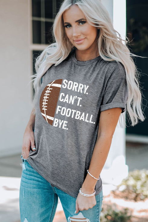 American Rugby Football Graphic Short Sleeve Tee