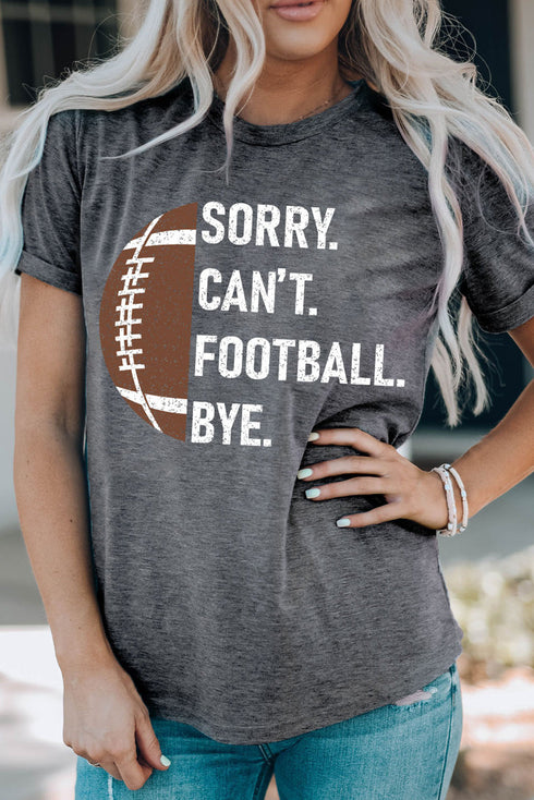 American Rugby Football Graphic Short Sleeve Tee