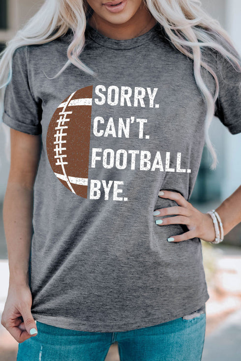 American Rugby Football Graphic Short Sleeve Tee