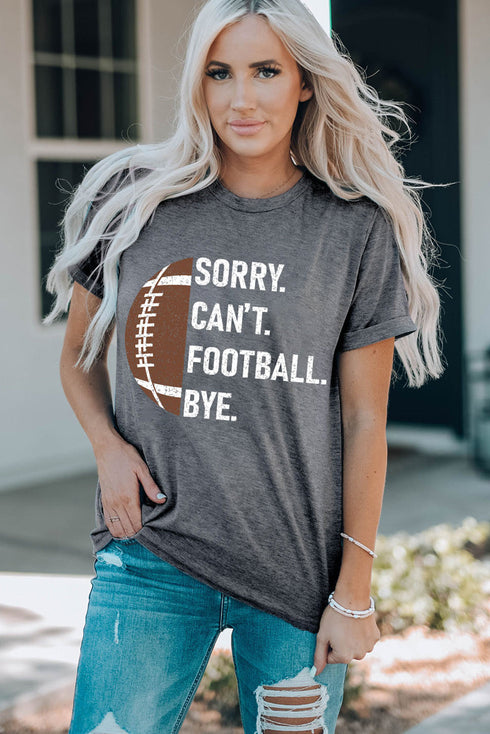 American Rugby Football Graphic Short Sleeve Tee