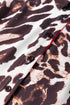Animal Print Contrast Trim Button Down Shirt