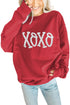 Aphabet Chenille Embroidered Pullover Sweatshirt