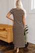 Appalachian Breezy Striped Maxi Dress