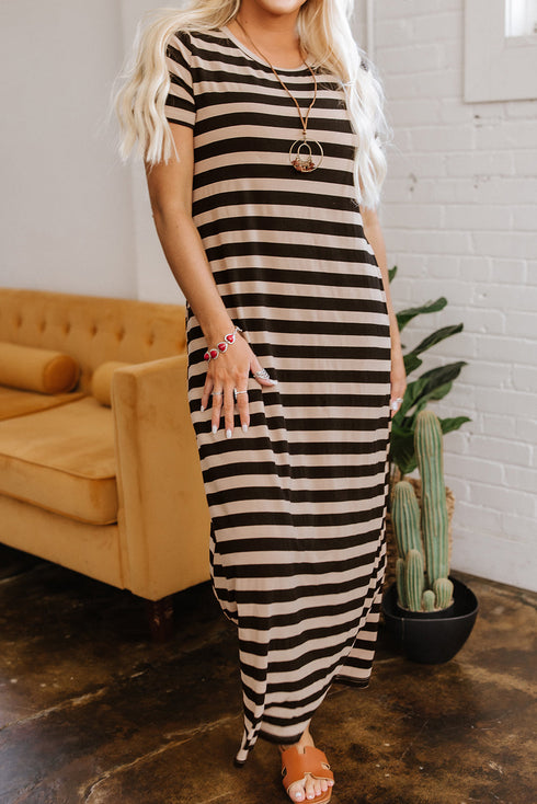 Appalachian Breezy Striped Maxi Dress