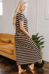 Appalachian Breezy Striped Maxi Dress