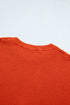 Applique Graphic Drop Shoulder Round Neck Long Sleeve Sweater