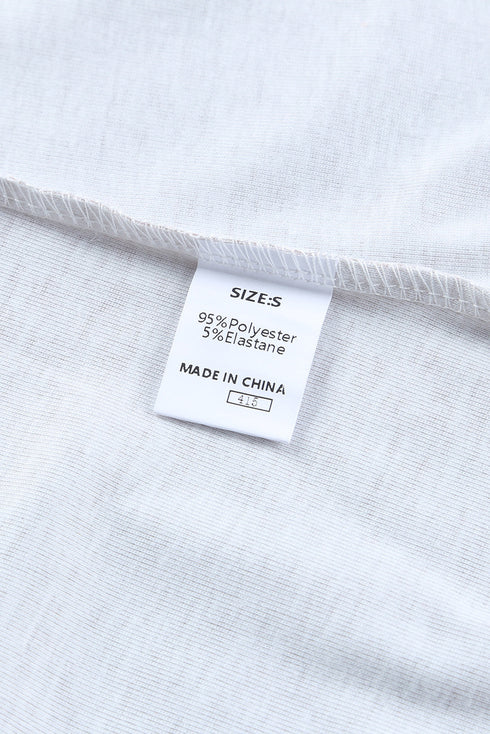 Apricot Leopard Color Block V Neck Top