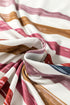 Artistic Brushstroke Stripe Sleeveless Round Neck Tank