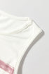 Artistic Brushstroke Stripe Sleeveless Round Neck Tank