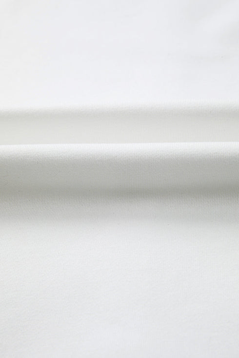 Artistic Mixed Print Floral Dot Patchwork Sleeve Sweatshirt