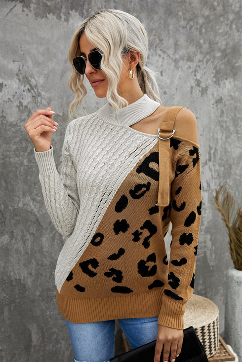 Asymetrical Buckle Sweater