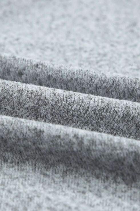 Asymmetric Dew Shoulder Long Sleeve Top