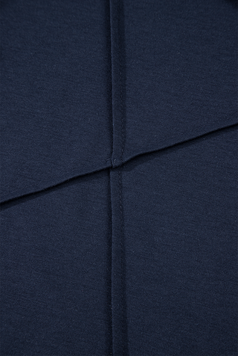 Asymmetric Seam Detail Short Sleeve Knit Top