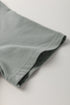 Asymmetric Seam Detail Short Sleeve Knit Top