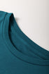 Asymmetric Seam Detail Short Sleeve Knit Top