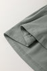 Asymmetric Seam Detail Short Sleeve Knit Top
