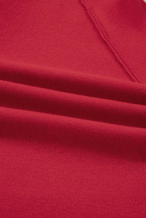Asymmetrical Button Funnel Neck Pocketed Jacket