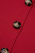 Asymmetrical Button Funnel Neck Pocketed Jacket