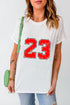 Athletic Style Number Twenty Three Distressed Graphic Tee