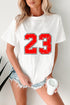 Athletic Style Number Twenty Three Distressed Graphic Tee