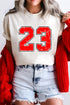 Athletic Style Number Twenty Three Distressed Graphic Tee