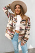 Aztec Print Button Up Long Sleeve Jacket