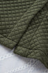 Casual Quilted Solid Button Front Flap Pocket Jacket