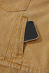 Metal Button Front Collared Long Sleeve Western Jacket
