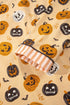 Pumpkin Print Two Piece Long Sleeve Lounge Set