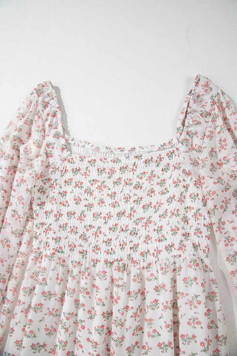 The Briarwood Manor Ruffled Midi Dress